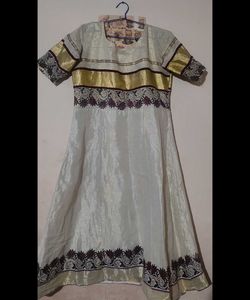Kerala Kasavu Style Dress