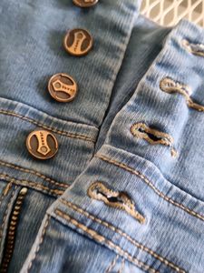 Denim High Waist Shorts