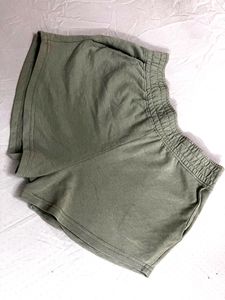 Olive Green Mini Shorts