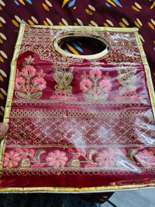 Embroidered Clutch