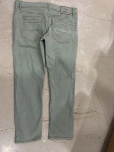 Octave Khaki Colour Tight Fit Jeans