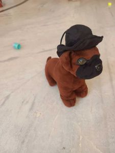 Premium Dog Plush Toy with Hat
