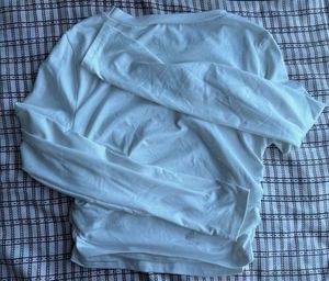 White Long Sleeve Tee
