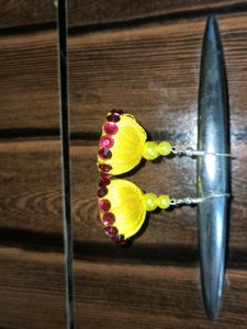 Handmade Resham Work Earrings