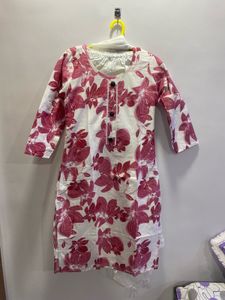 Floral Print Kurta with Dupatta