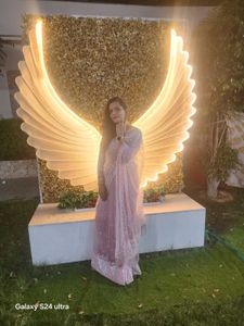 Sequins Saree With Readymade Blouse