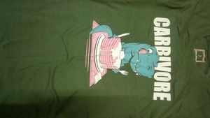 Olive Green &#39;Carbivore&#39; T-Shirt