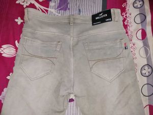 Gray Jeans with Black Side Splits