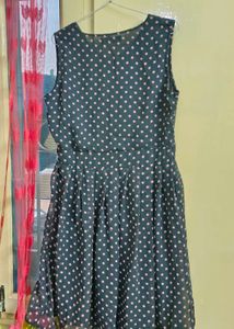 Polka Dot Fit &amp; Flare Dress💙💙💙💙