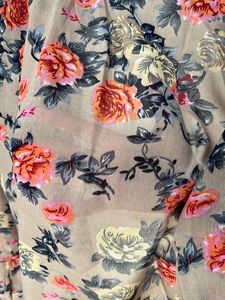 PURYS Beige Semi Formal Floral Full Sleeve Shirt