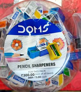 DOMS Pencil Sharpeners Pack Of 100