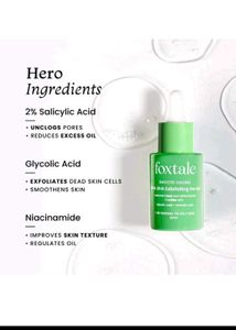 Foxtale AHA BHA Exfoliating Serum