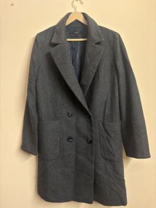 Elegant Grey Trench Coat