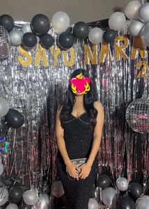 Savana Black Sequin Dress