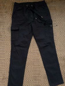 Men's Black Cargo Pants