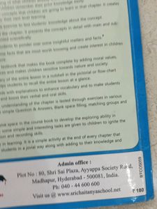 Sri Chaitanya Cbse School Grade -1 Books