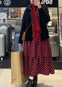 Polka Dot Maxi Dress