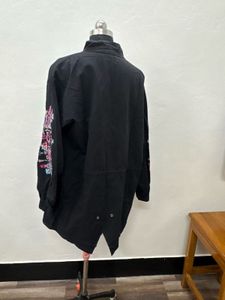 Embroidered Black Jacket