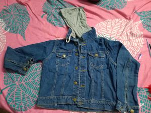 New Hooded Denim Jacket