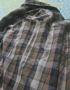 Checked Warm Coat With Pocket
