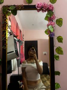 Off The Shoulder Crop Top
