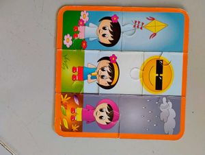 Kids Combo Activity And 6 In 3 Reversible Puzzle