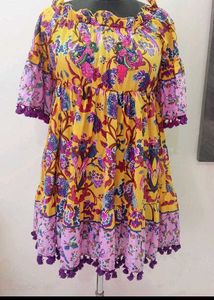 Boho Tunic with Colorful Print