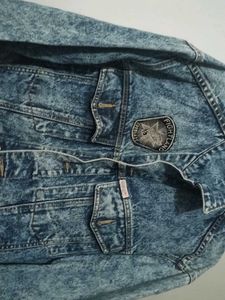 Vintage Acid Wash Denim Jacket