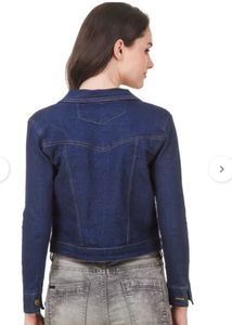 Washed Button Down Denim Jacket