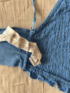 Halterneck Tied Top🩵