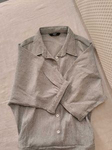 Striped Button-Down Shirt