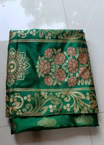 Beautiful Green Saree 🎀