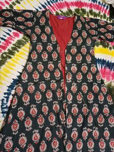 Stylish Printed Open Front Shrug