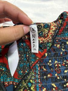 Patchwork Print Tunic