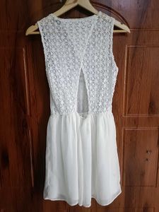 Zara Crochet Mini Dress