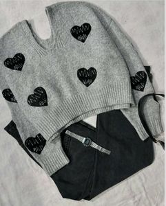 Grey Baggy Sweater