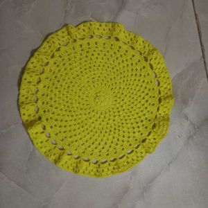 Handmade Pink Crochet Placemat
