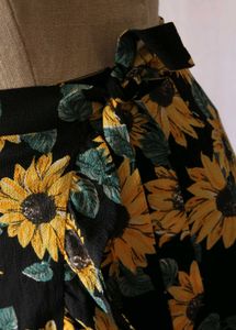 H&amp;M Sunflower Print Skirt And Top
