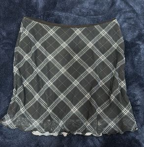 Trendy Plaid Mini Skirt