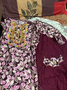 Beautiful Kurta Set 3 Piece Suit No Used
