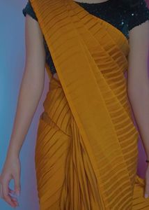 Golden Saree