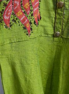 Patch Work Kurta with Dupatta