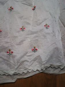 5 PCS COMBO White Embroidered Kurta Set