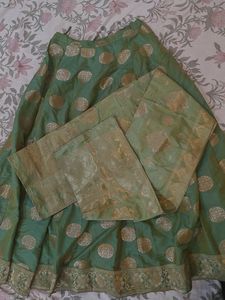 Silk Skirt + Dupatta Combo