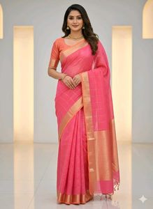 Elegant Pink Saree