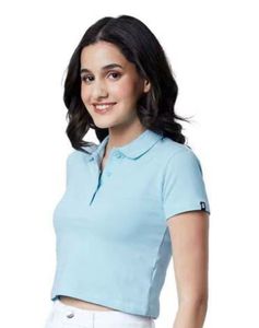 Cute Light Blue Crop Top