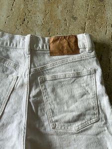 Denim White Shorts
