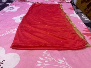 Red & Gold Dupatta
