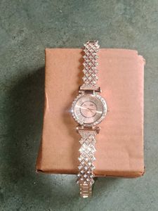 Rose Gold Women's Watch Sparkling Rhinestone Watc