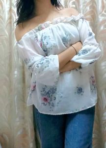 Floral Off-Shoulder Top